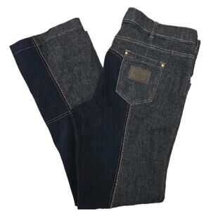 HKM Jodhpu Mens Texas Riding Trousers 36x34 (US42) Equestrian Blue Breeches